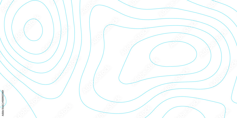 Poster abstract design seamless pattern with line topographic map. geographic mountain relief. retro topogr