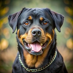 Obraz premium Rottweiler: Starker und Loyaler Begleiter