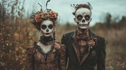 Day of the Dead - Sugar Skull Makeup and Costumes