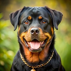 Obraz premium Rottweiler: Starker und Loyaler Begleiter
