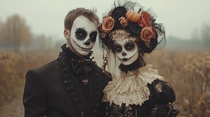 Day of the Dead - Sugar Skull Makeup and Costumes