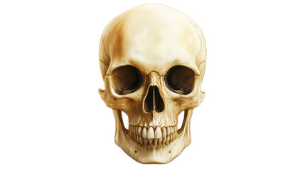 Fototapeta premium Skull Illustration Isolated On Transparent Background 