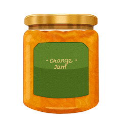 Watercolor Orange jam