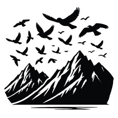 Fototapeta premium Birds in Flight