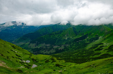 Fototapeta premium Majestic Polish Tatra Mountains – Nature's Landscape in the Western Tatras