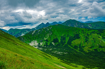Fototapeta premium Majestic Polish Tatra Mountains – Nature's Landscape in the Western Tatras
