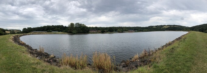 The reservoir in summer