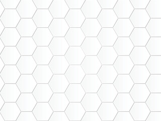 Hexagonal abstract background with gradient color