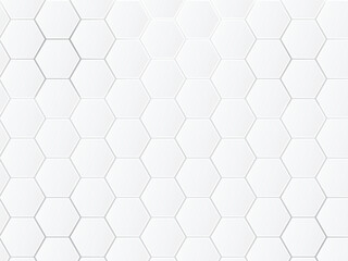 Hexagonal abstract background with gradient color