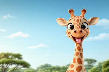 Obraz premium giraffe in the zoo