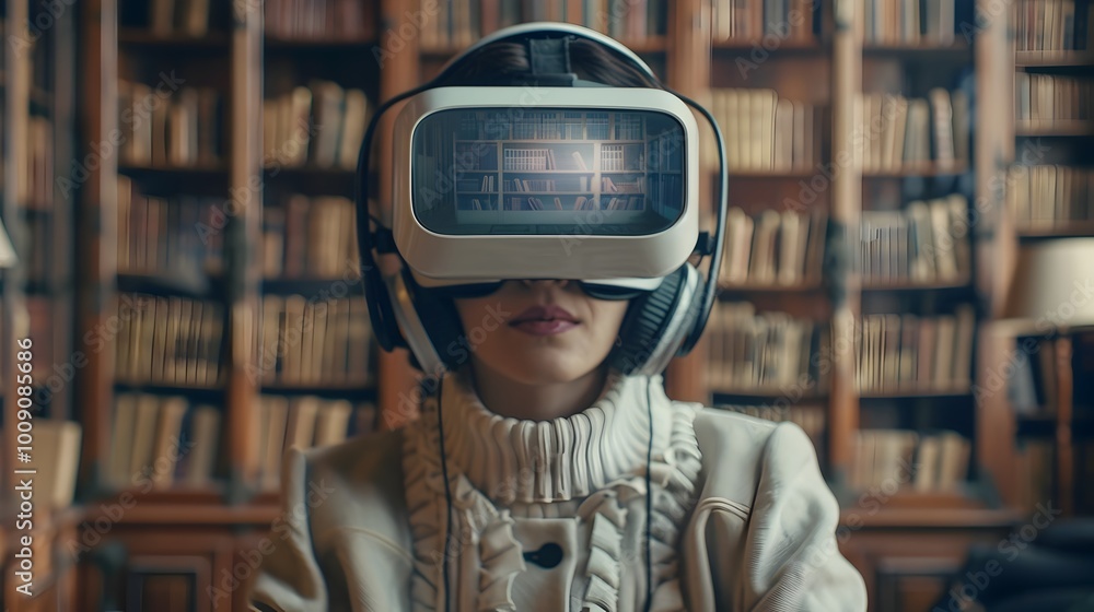 Poster immersive virtual reality learning environment for history students with personalized simulations