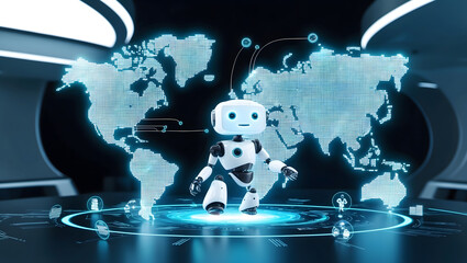 AI Chatbot Connecting the World: A Futuristic Digital Representation of Global Communication