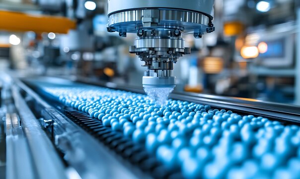 Injection Molding Process with Plastic Pellets Melted into Molds