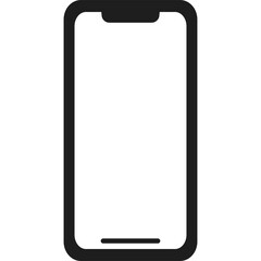 Phone icon. Isolated telephone call sign. Contact us. SVG