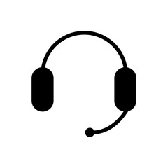 Headset icon vector