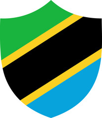 Shield Icon of TANZANIA Flag