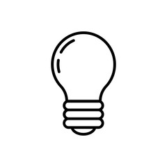 Light bulb line icon
