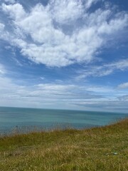 The Seven Sisters cliffs on the south coast of England 