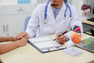 Patients visit their doctor to seek advice about their health, describing their symptoms and hoping...
