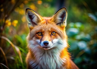 Naklejka premium Colorful and Playful Fox Anime Characters in Various Poses and Expressions for Creative Projects