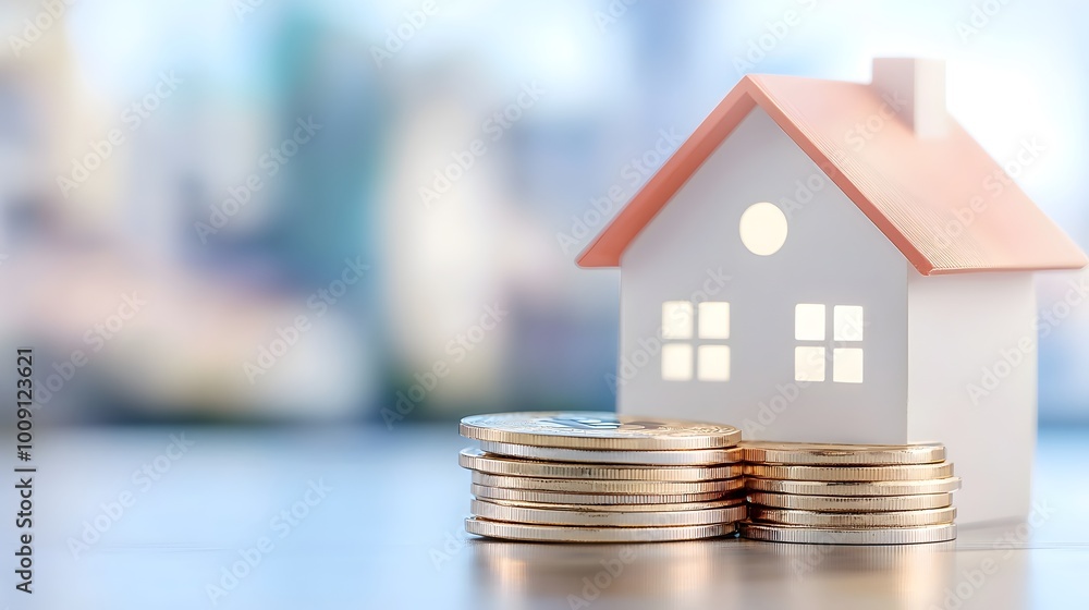 Poster revolutionizing real estate bitcoin transactions and blockchain technology - the future of property 
