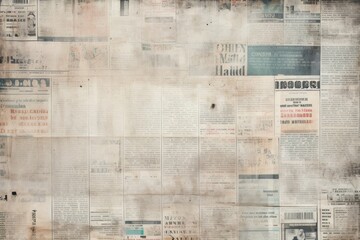 Fototapeta premium Business newspaper backgrounds text.