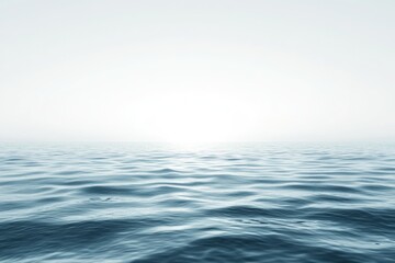 Fototapeta premium Serene Waters and Gentle Waves at Dusk