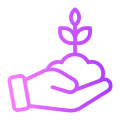 growth gradient icon