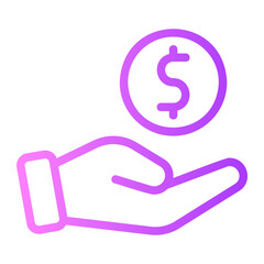 Revenue gradient icon