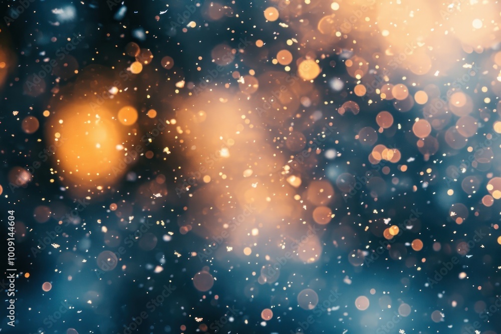 Sticker snow pattern bokeh effect background light backgrounds astronomy.