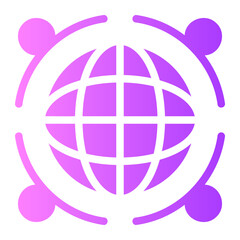 global research gradient icon