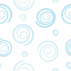 Quirky Swirls Abstract Seamless Pattern Background