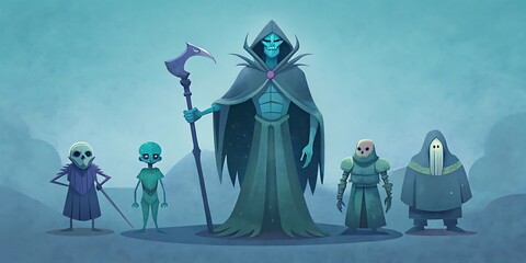 Gothic Creatures Collection: Diverse Lineup of Dark Fantasy Beings
