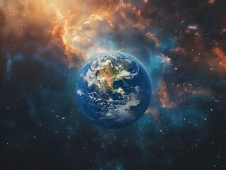 Earth Cradled in a Cosmic Nursery A Blue Planet s Birth and Place in the Universe