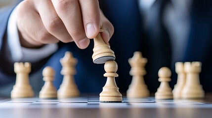 Strategic Mastermind Planning Future Moves - Leadership and Control Illustrated Through Precise Map Visualization