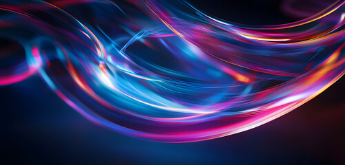 Energy Light Lines Flow