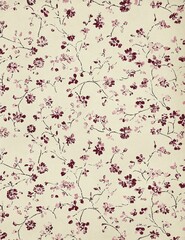 Purple Floral Blossom Print Vintage Style Background