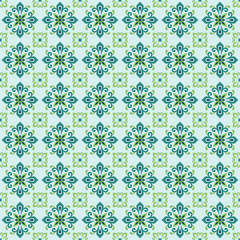 Talavera pattern. Azulejos ornament vector. tile seamless pattern