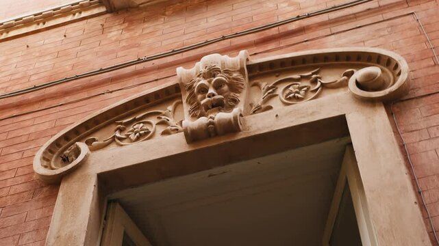 Apotropaic Mask Of A Portal Of Tropea City