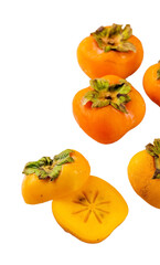 yellow and red peppers isolated to PNG file