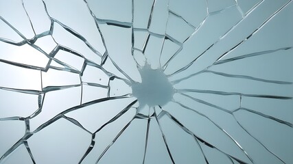 Obraz premium cracked glass