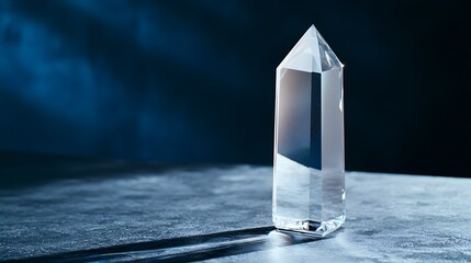 Radiant Crystal Prism Hovering Above Earth - Captivating Reflections of Light and Energy in a Stunning 169 Format for Nature and Abstract Photography Enthusiasts