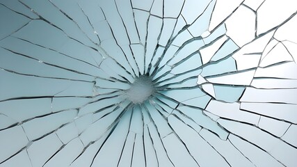 cracked glass