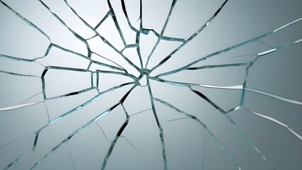 Obraz premium cracked glass