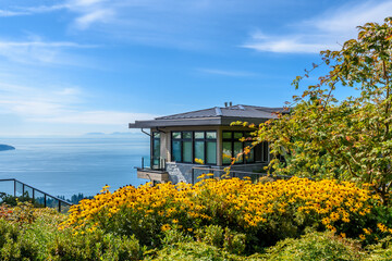 Outdoor landscape in North Vancouver, British Columbia, Canada.