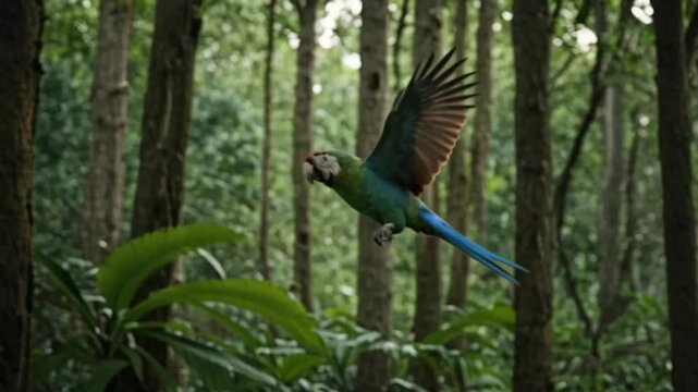 Graceful Flight: The Tia Bird's Journey Through the Forest"
"Soaring Through Serenity: A Tia Bird in the Forest"
"Wings of Freedom: Tia Bird's Forest Flight"
"The Enchanted Flight of the Tia Bird"
"Ti
