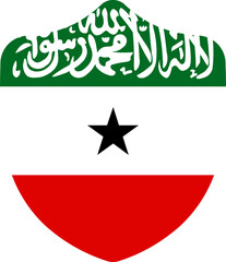Shield Shape of SOMALILAND Flag