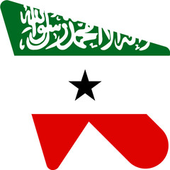 SOMALILAND Flag On Curser