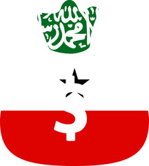 SOMALILAND Flag on Money bag icon
