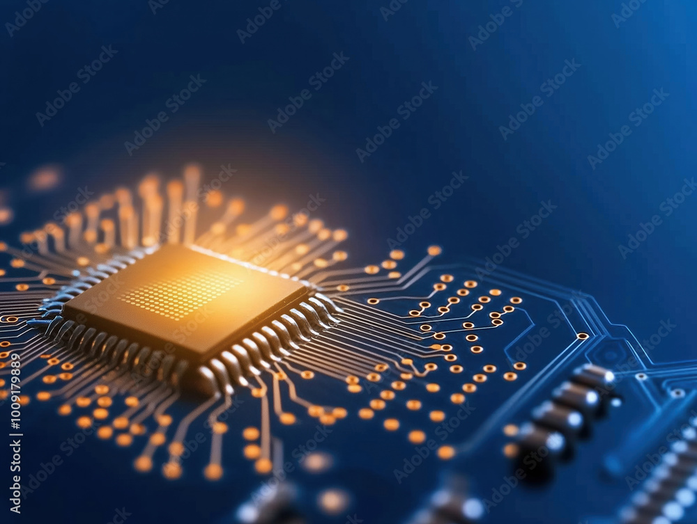 Poster microprocessor connection on motherboard